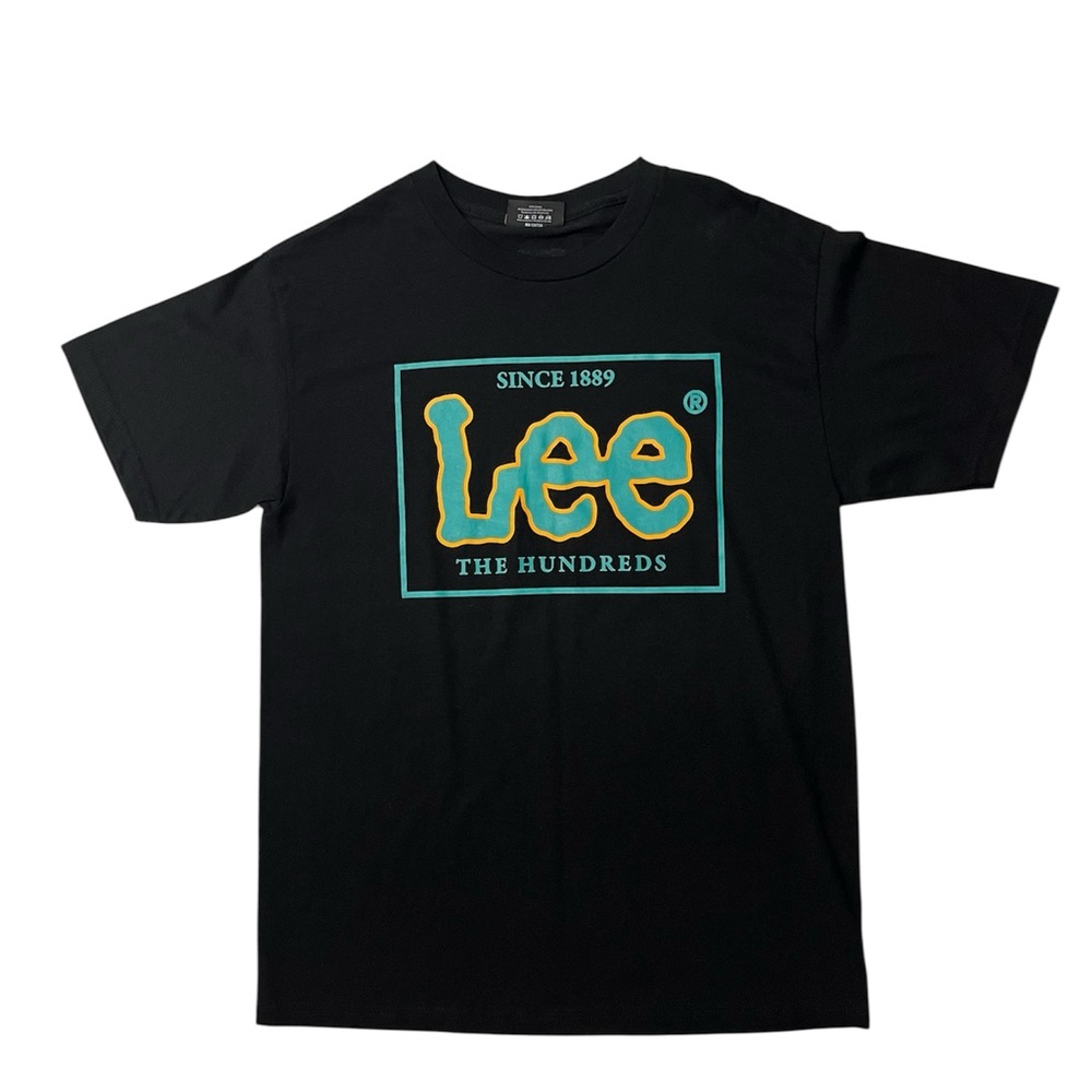 The Hundreds Black Tee Teal Design